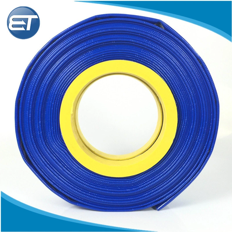 Blue Flexible Water Pump Hose Pipe/ PVC Layflat Hose