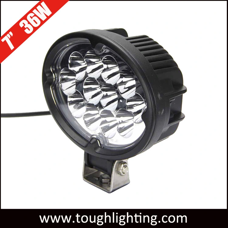 Auto LED-Leuchten 7 Zoll 36W Wasserdicht Oval LED Arbeit Fahrscheinwerfer