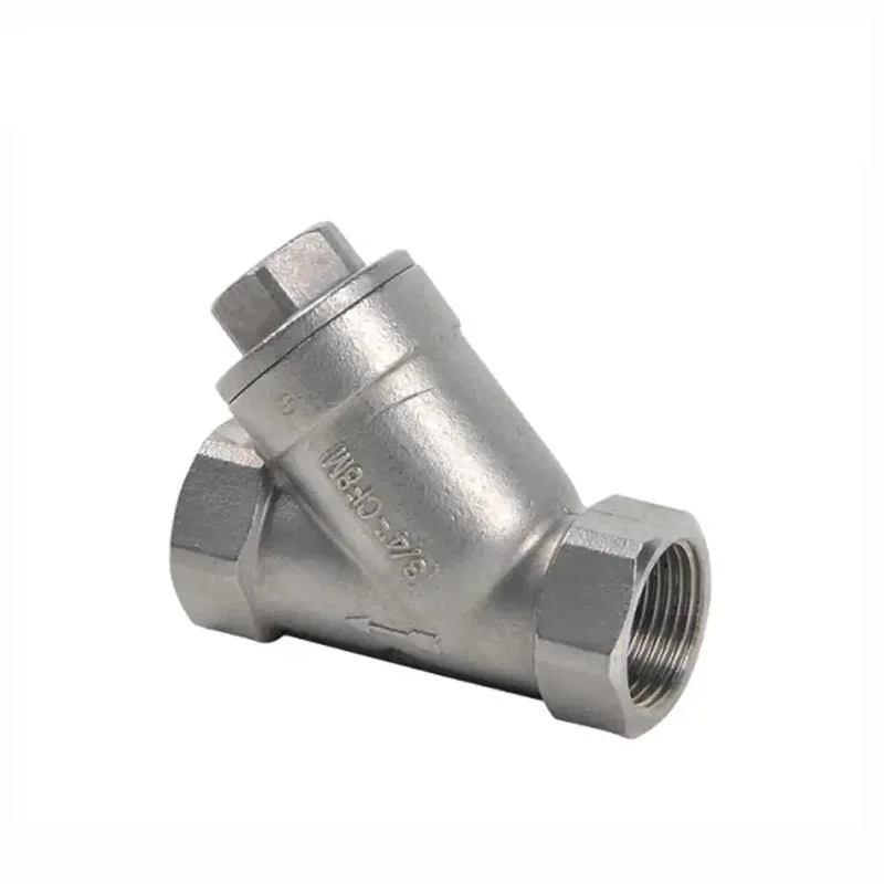 Customizable Stainless Steel Y Shaped Pipe Filter Stainless Steel Sanitary Y Type Threaded Strainer