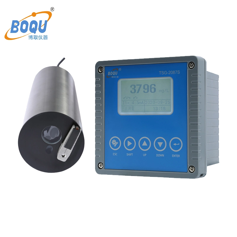 Boqu Tsg-2087s with Auto-Cleaning Function and Titanium Alloy Material Measuring Sea Water and Marine Aquarium Online Total Suspended Solid Meter