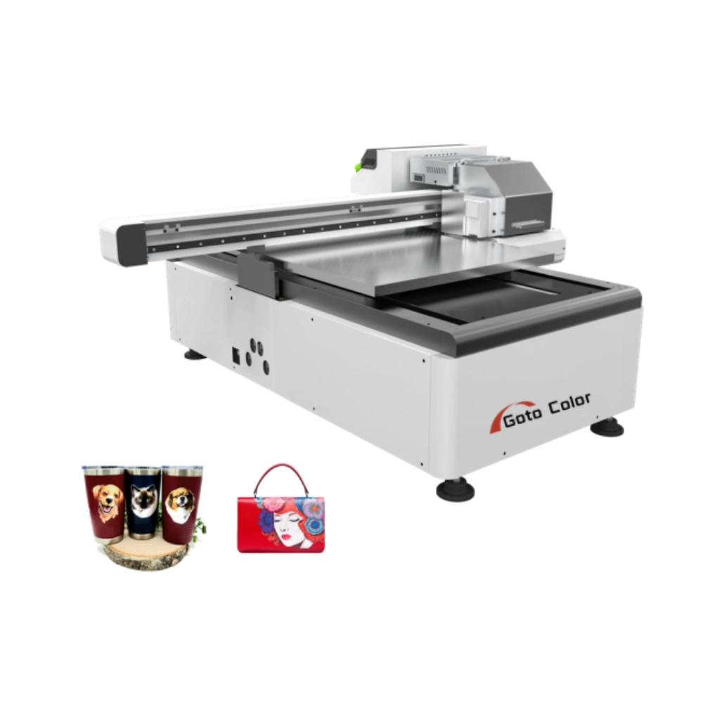 1440dpi haute vitesse A3 DTF UV numérique en 3D de l'imprimante petite Imprimante scanner à plat UV en mesure de l'impression 6 couleurs et blanc