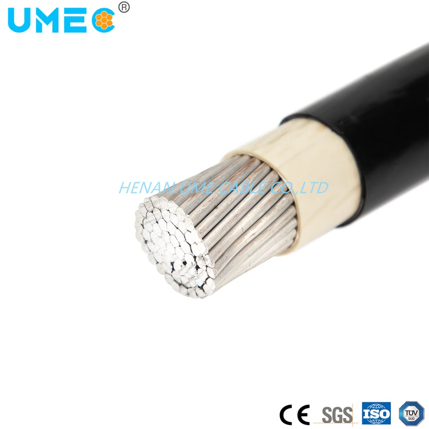 Al conductor recubierto de PVC Cable resistente al fuego