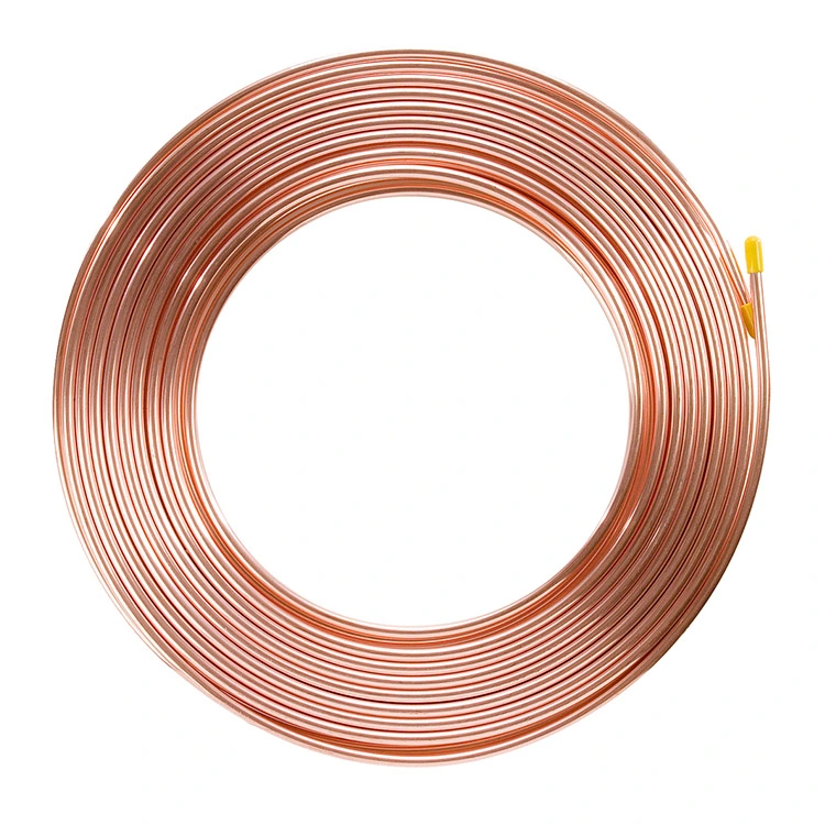 Stock 1/4 1/2 3/8 5/8 0.71mm Refrigeration Copper Pipe Price