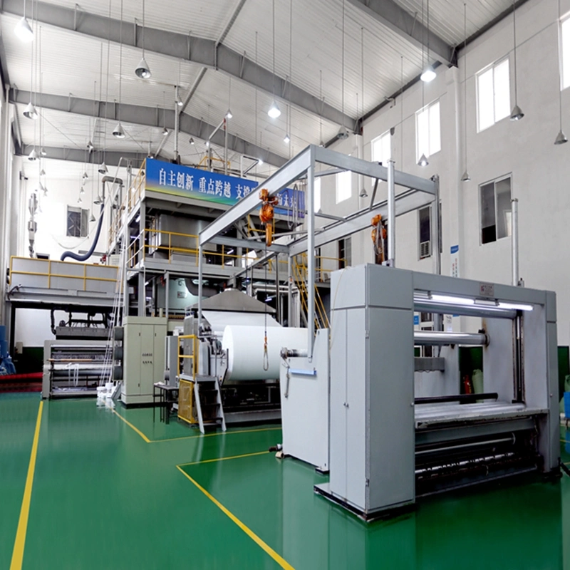 10-200g/Square Meter Single Beam Pet Spunbond Nonwoven Fabric Making Machine