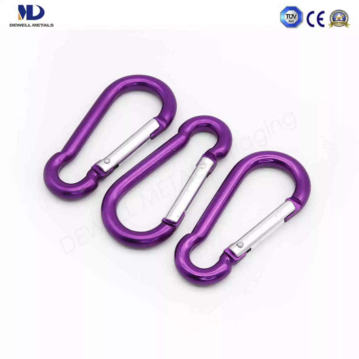 Safety Screw Lock Carabiner Twist Lock Flat Type Snap Hook with Screw Straight Gate/Bent Gate/ Wire Gate