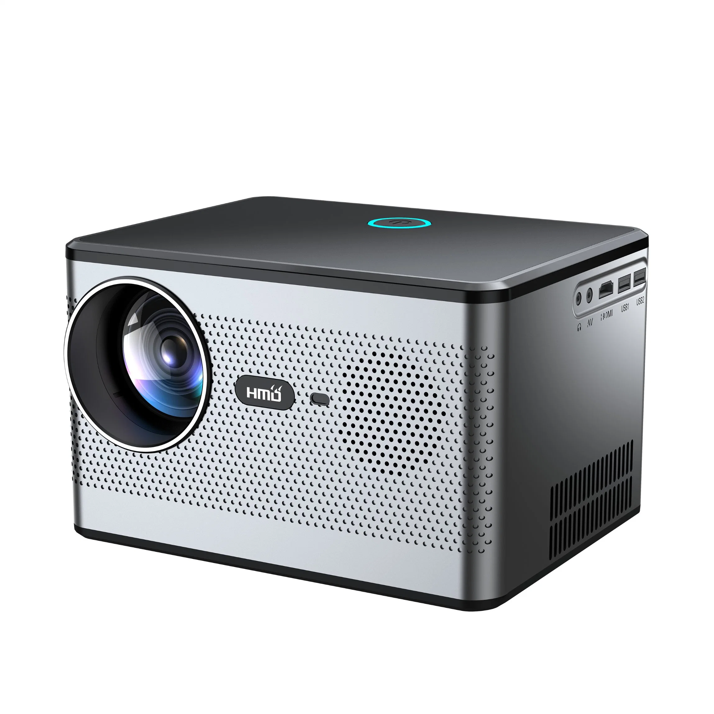 4K Smart Android 9 5g WiFi LED Vidéo Full HD 1080P Mini Projecteur de Cinéma Maison.