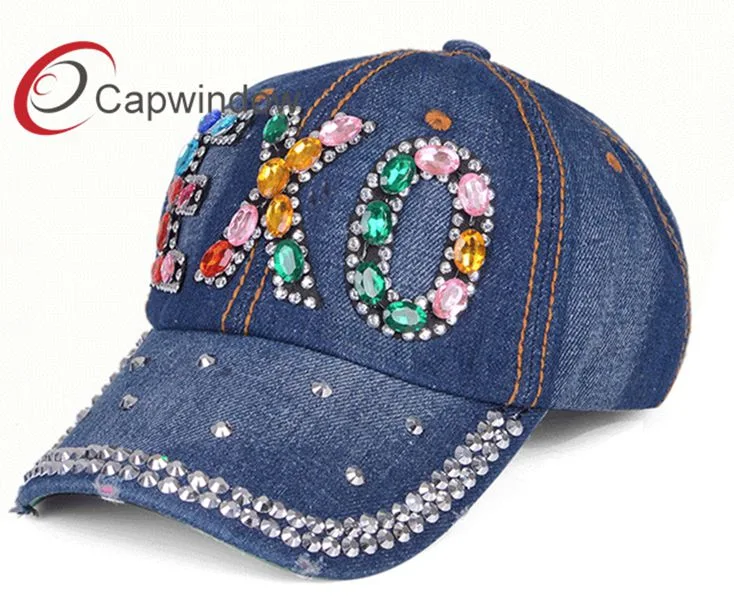 New Cowboy Style Sandwich Baseball Cap with Custom Embroidery