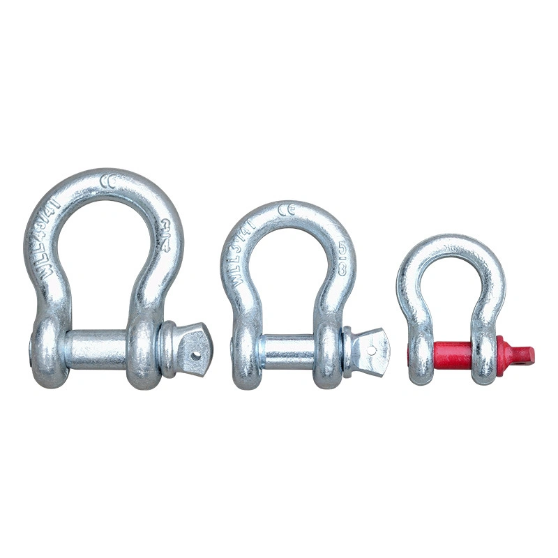 Heavy Duty U. S. Type Galvanized Steel Forged Screw Pin Anchor Bow Lifting Marine Rigging Shackle