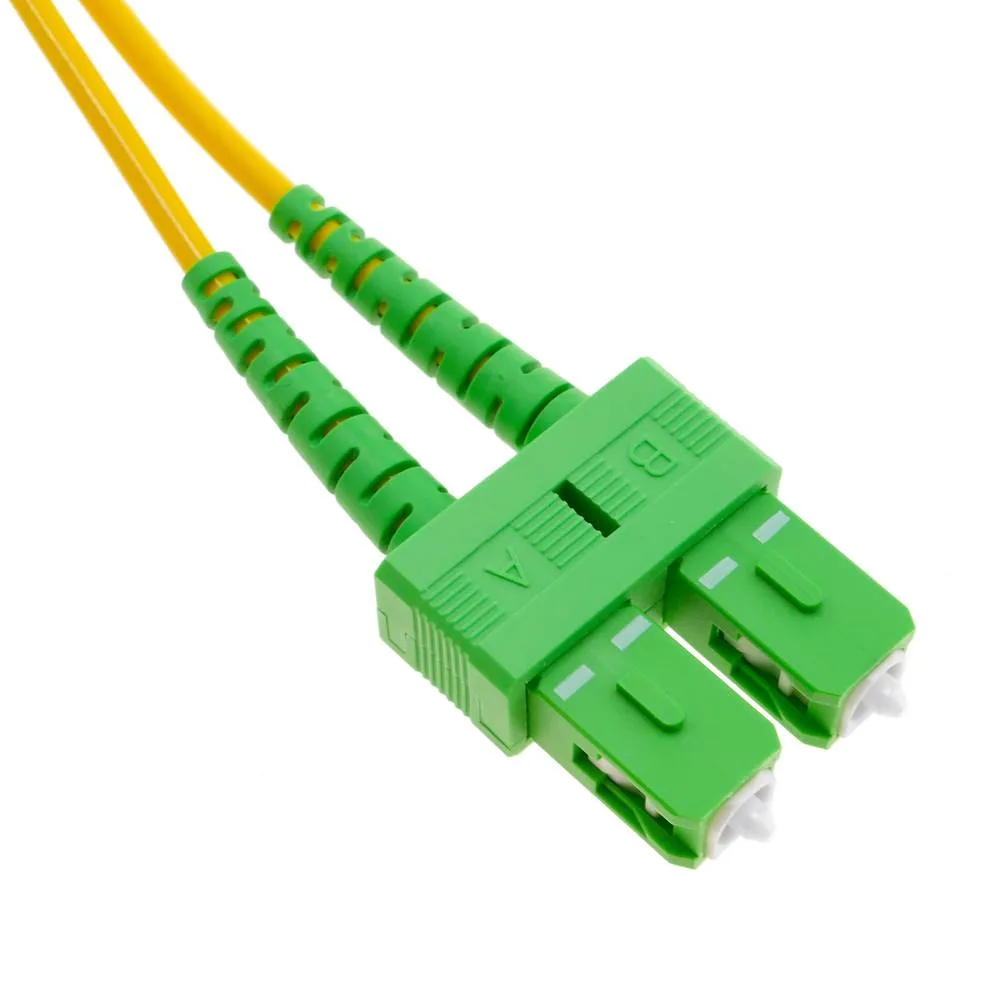 China Supplier SC/APC to LC/PC Duplex Singlemode 9/125 Fiber Optic Patch Cord