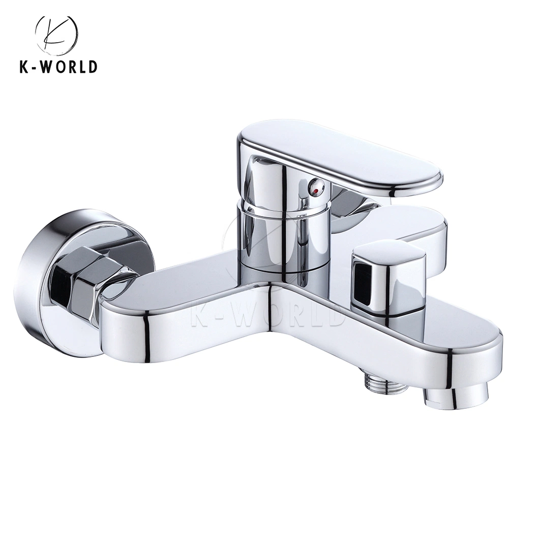 K-World Popular Bañera de grifo Mayorista/Proveedor muestra disponible Baño inteligente grifo Mezclador China 360 grados Swivel Bañera Ducha Mezclador