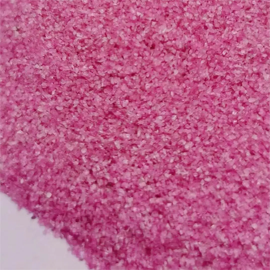 Pink Corundum Tip Crystal Chrome Corundum Section Abrasive Polishing