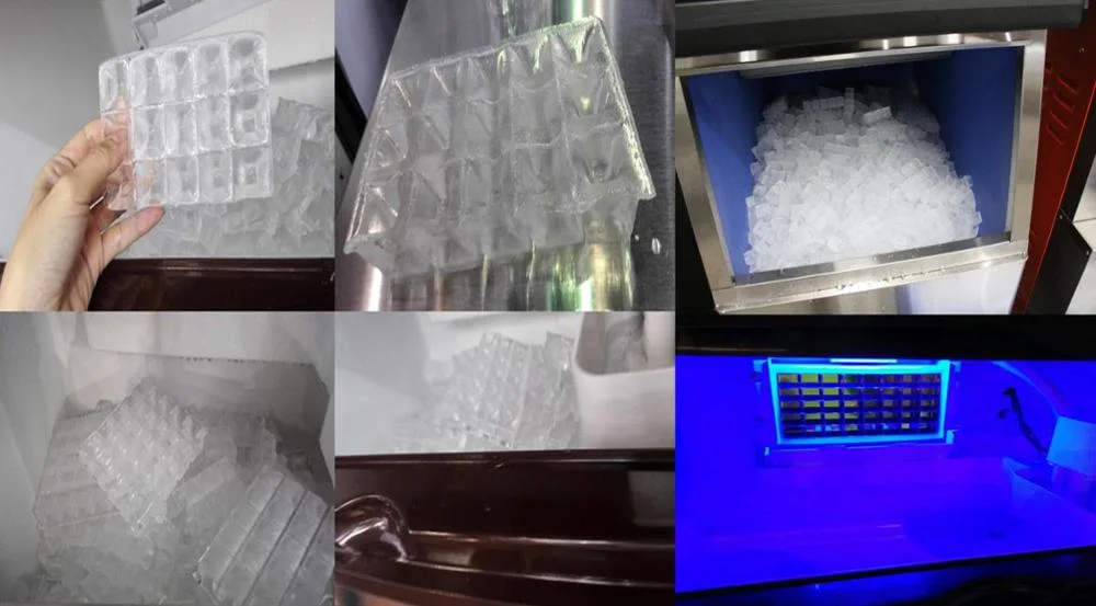Máquina de hielo comercial de gran capacidad para hoteles, 150 kg/24 horas, año 2022.