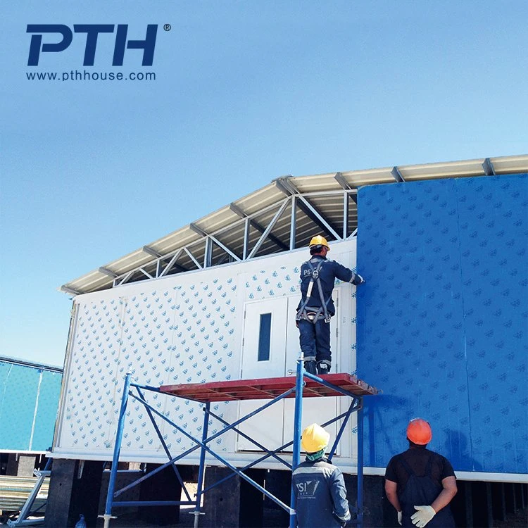 Low Cost 20FT EPS Sandwich Panel Container Camp in Kazakhstan