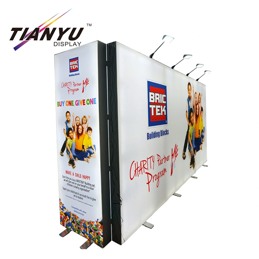 Quick Assemble Advertising Promotion Light Box Displays