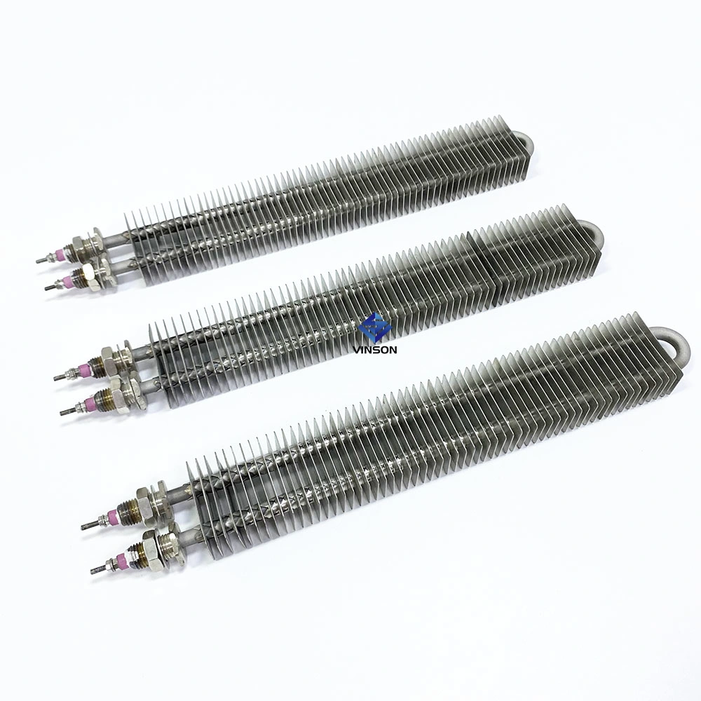 Electrical Tubular Resistance Heater Finned Heating Element for Furnace and Oven