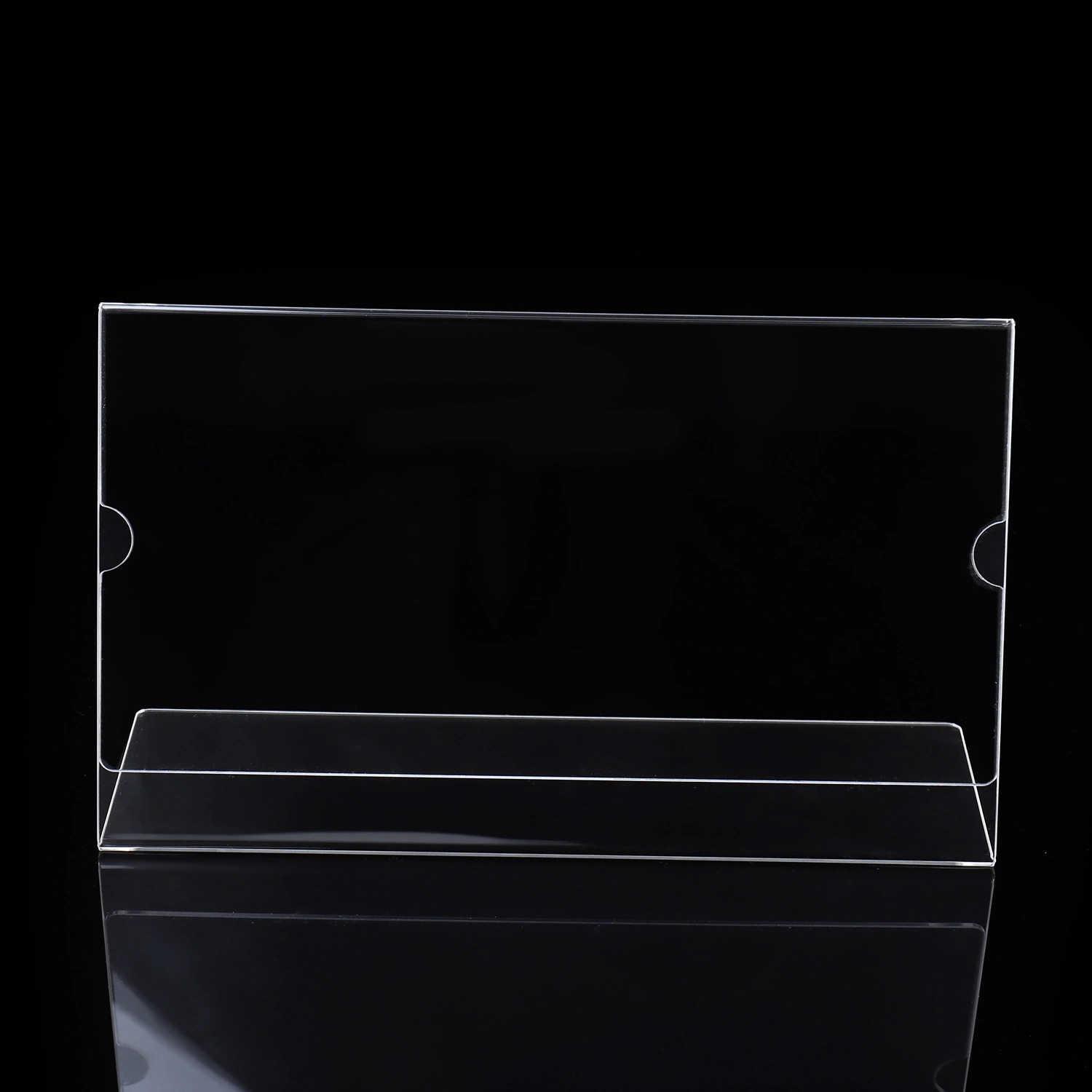 L'usure en plastique résistant aux produits d'affichage acrylique transparent détenteur de comptoir Stand