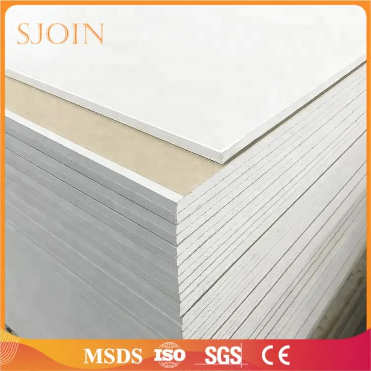 Moisture Acoustic Fire Resistand PVC Drywall Waterproof Ceiling Tile Plaster Panel/Sheet Gypsum Board Price