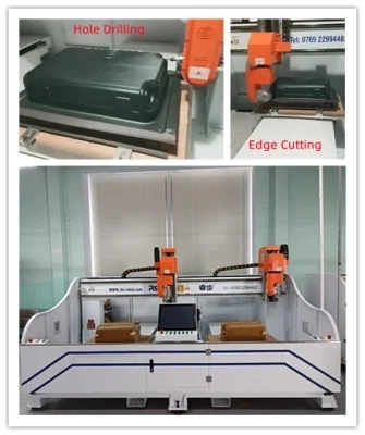 Rbt 10 Axis Novel Horizontal CNC Cutting Machine for Travel Bag/Suitcase Punching and Trimming