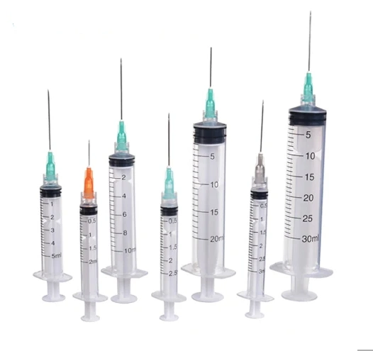 Medical Disposable Syringe with Safety Needles for Hypodermic Injection