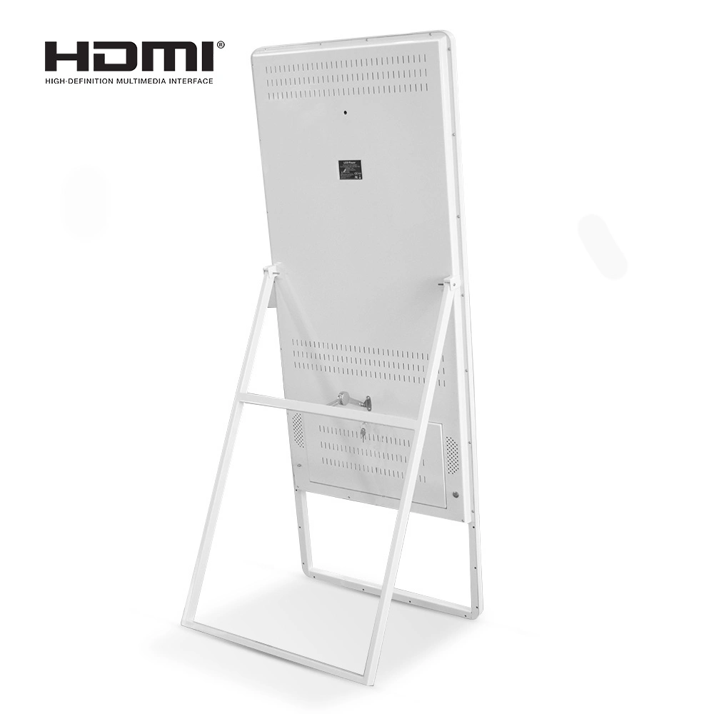 Aiyos Floor Standing 42 43 Inch a Frame Digital Signage Display for Retail Shops