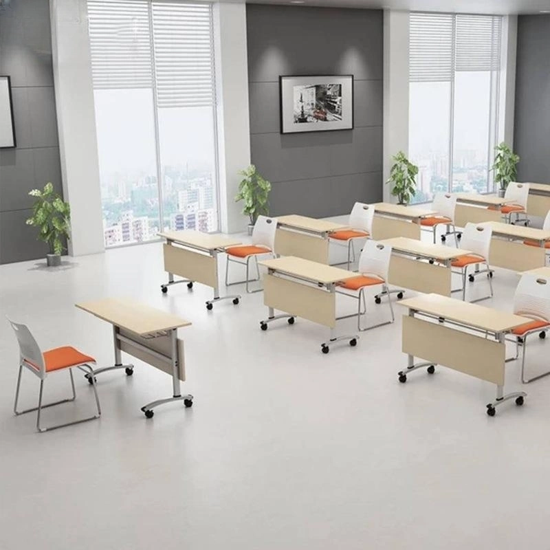 Wholesale/Supplier Furniture Mobile Folding Flip Top Table Meeting Office Foldable Training Desk