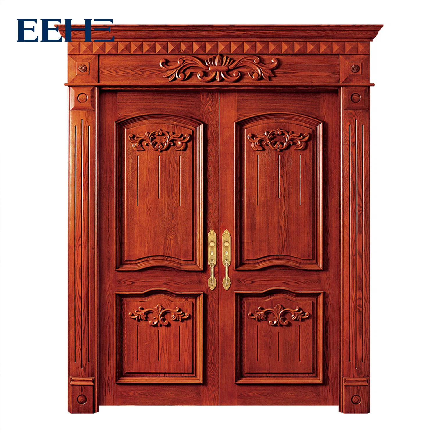 Banquet Hall Exclusive Club Entry Door Interior Color Painting Solid Wood Door