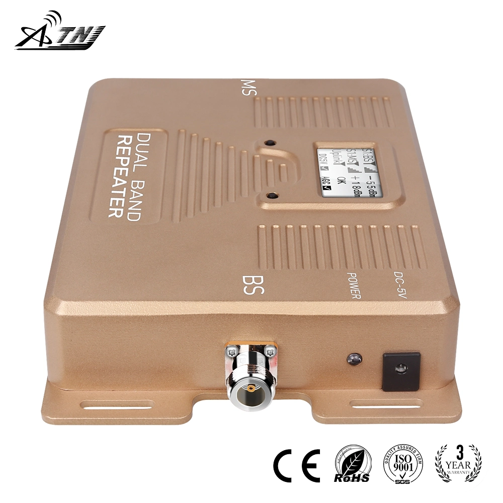 Hot Sales Product Dual Band Signal Booster 800/900MHz Cell Phone Amplifier Cellullar Amplifier Metal Telephone Booster