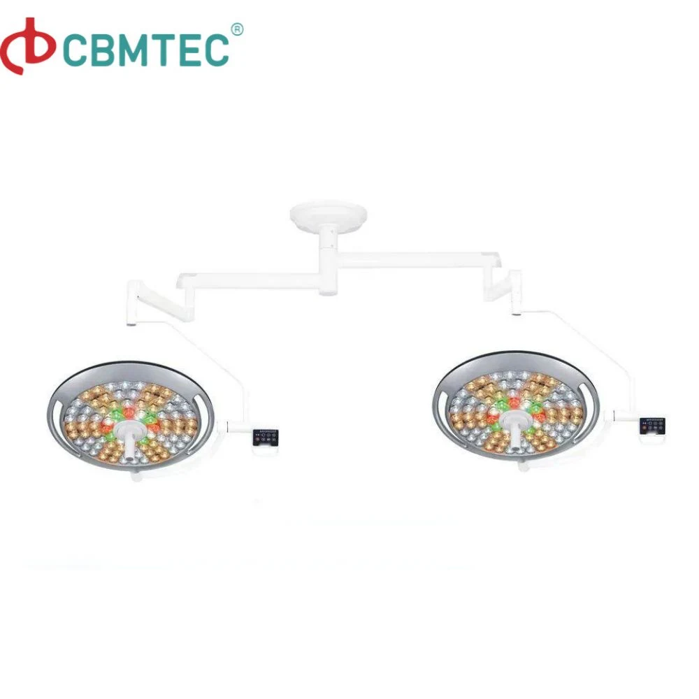 Équipement médical appareil hospitalier patient utilisation Double Head LED fonctionnement Lampe éclairage chirurgical de l'hôpital