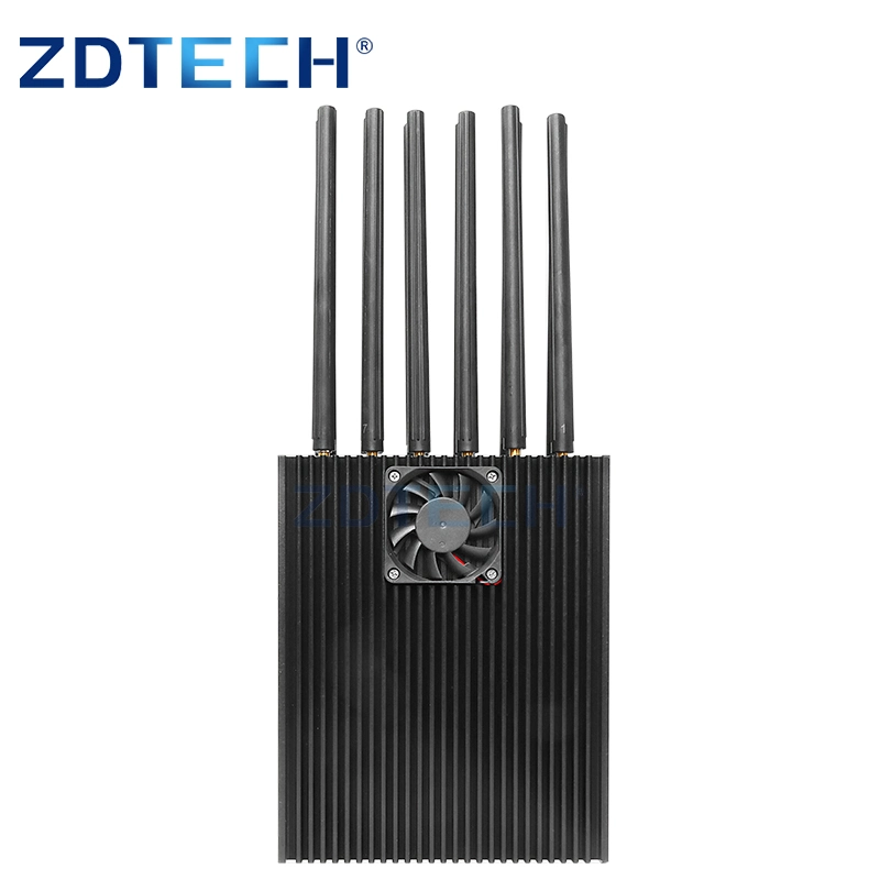 ZD WiFi GSM LTE CDMA señal GPS Jammer FPV 12 Bandas