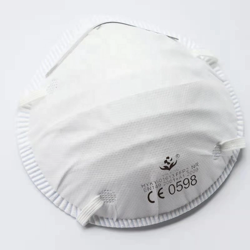 CE En149 2001 FFP2 Particulate Filtering Half Mask Dust Mask for Air Protection