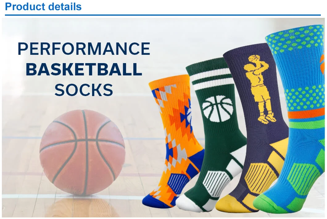 Wholesale/Supplier Team Men Women Cotton Sports Custom Print Pattern Camping Basketball Socks