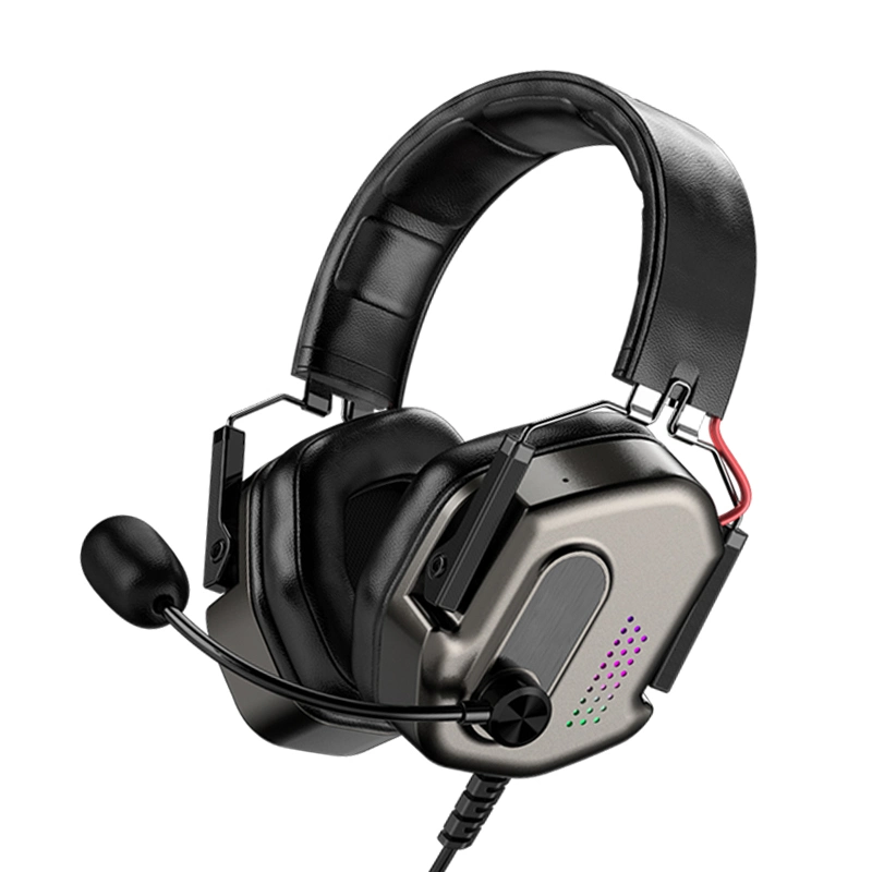 Best-Selling Noise Reduction Surround Sound Computer Gamers Wired RGB Gaming Headset with Microphone