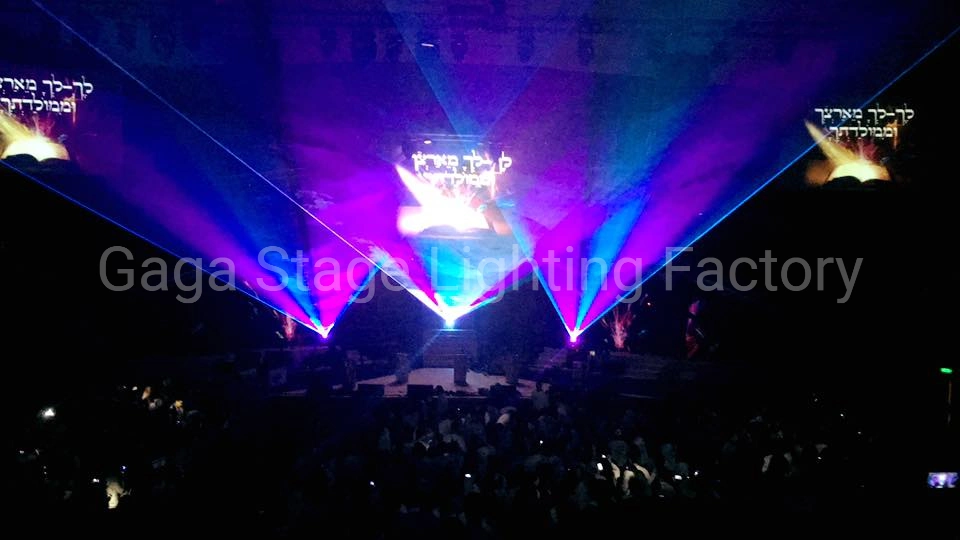 Full Color RGB 8W Concert Stage Equipment Disco DJ Projector Animation Laser Light (advance version)