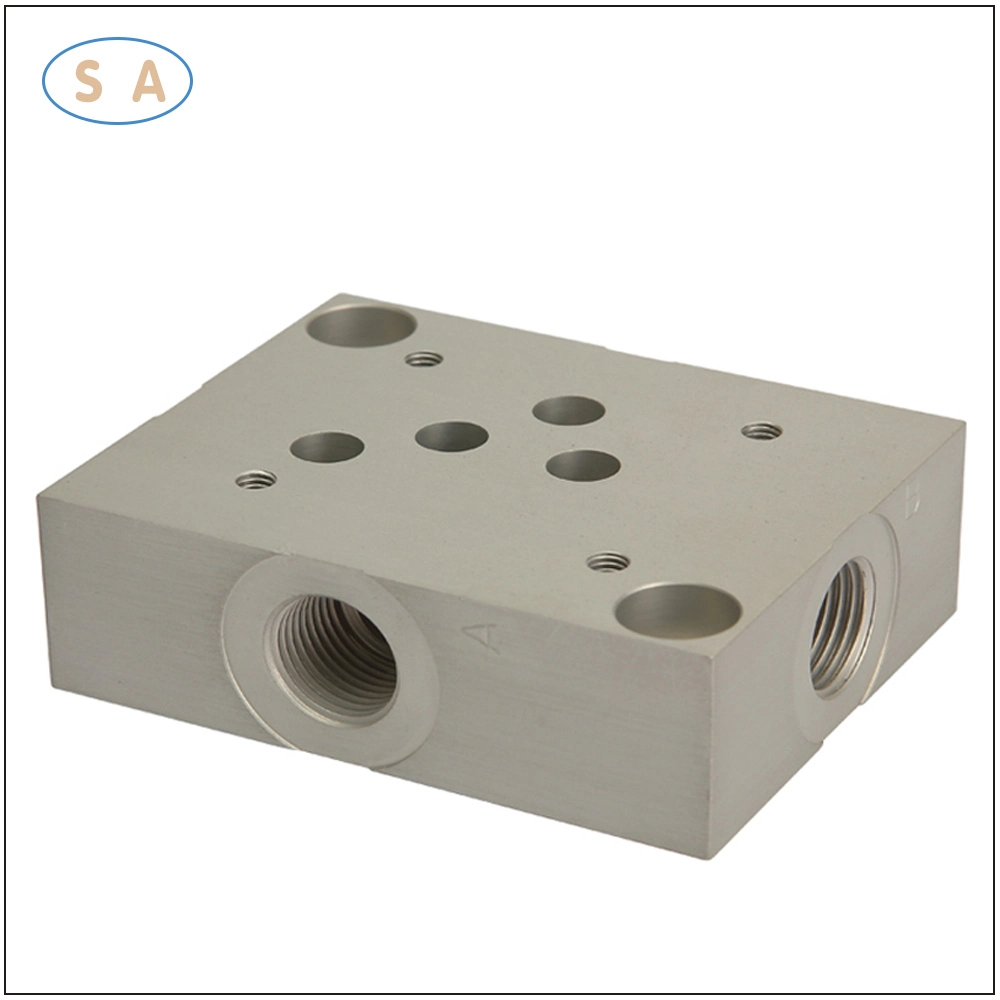 Customized CNC Machining Hydraulic Manifold Relief Integrated Valve Block for Truck Machine