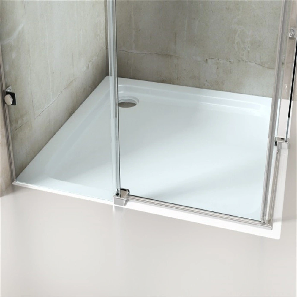 Modern European Style Stainless Steel Bathtub Sliding Shower Enclosure