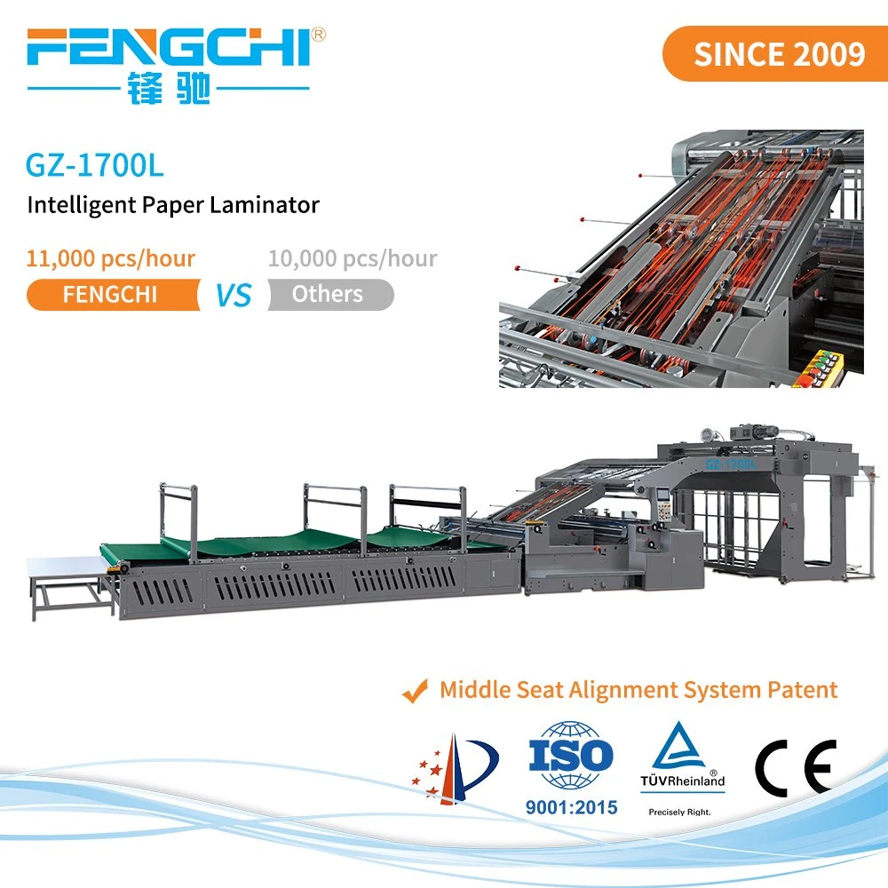 Stabile Präzisions-Papierbindeausrichtung Flute Laminiermaschine für Karton