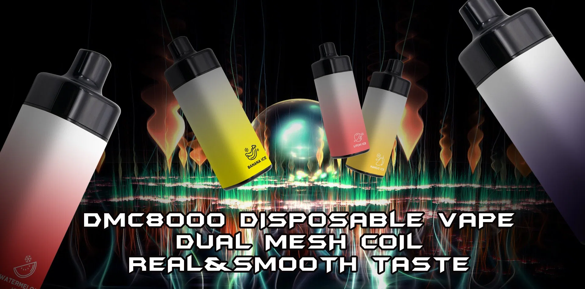 DMC8000 Rechargeable Pod Double Mesh Coil Disposable/Chargeable Vape - 8000 Puffs