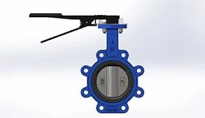 API CE Factory Wafer Lug Type Center Soft Seat Lined Butterfly Valve