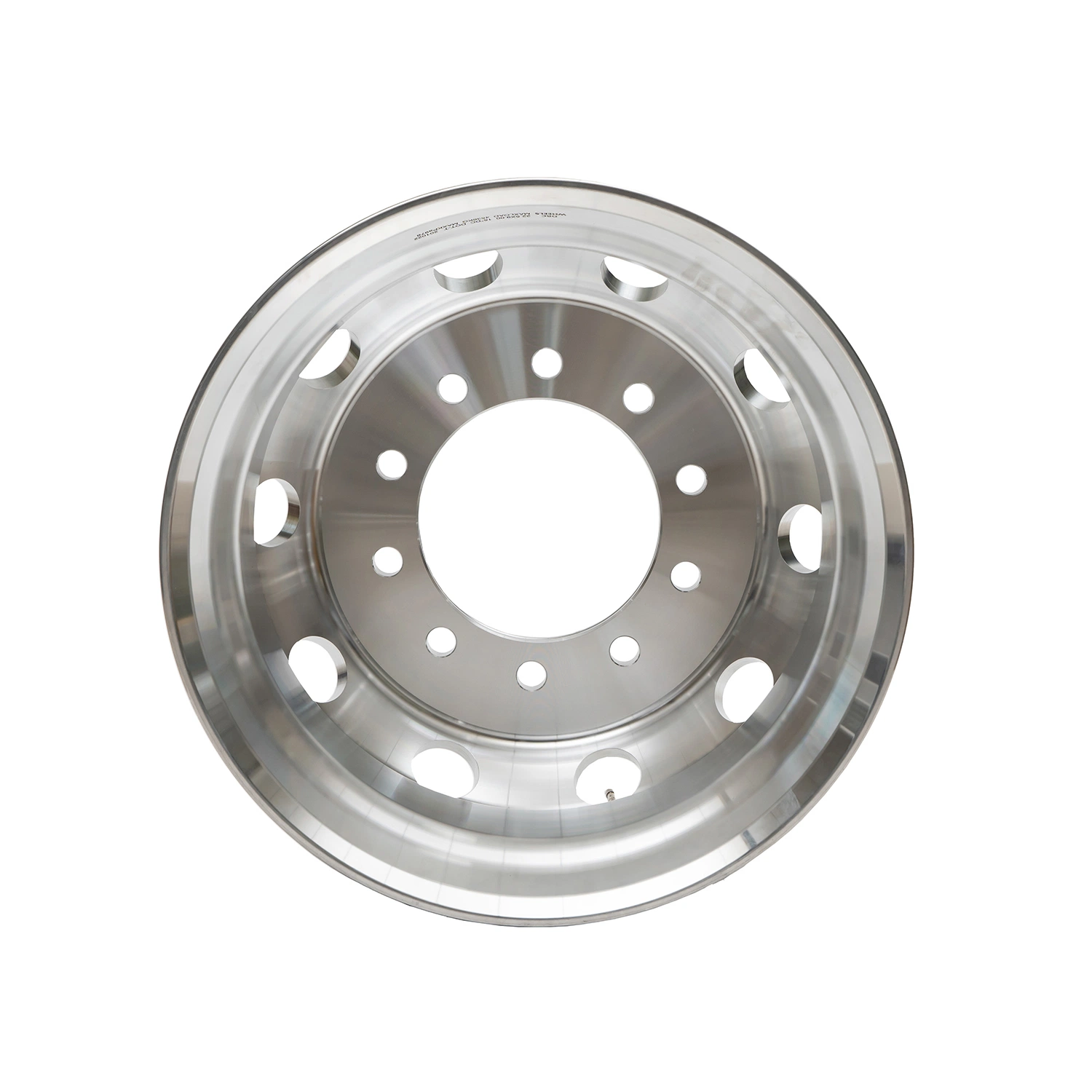 22.5*9.00 Double-Sided Polished Aluminum-Magnesium Alloy Truck Wheels with 12r22.5 and 295/80r22.5 Tires