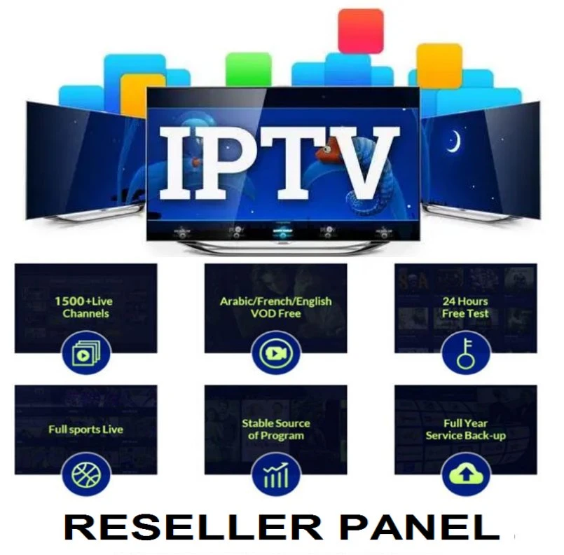 Subscrição de painéis IPTV M3U para Revendedores televisores IPTV de painel 4K Teste gratuito