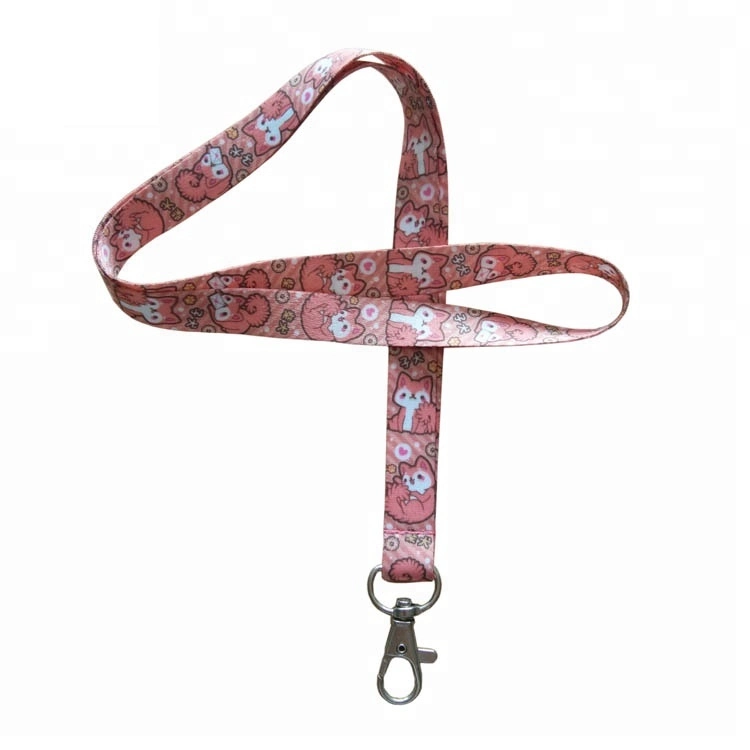 Cuello soga larga Lanyard llavero de la tarjeta titular de la insignia