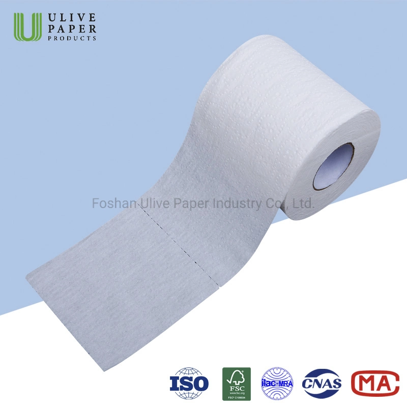 Ulive Virgin a Premium White 2 Ply 400sheets Individual Paper Wrap, Toilet Tissue Roll