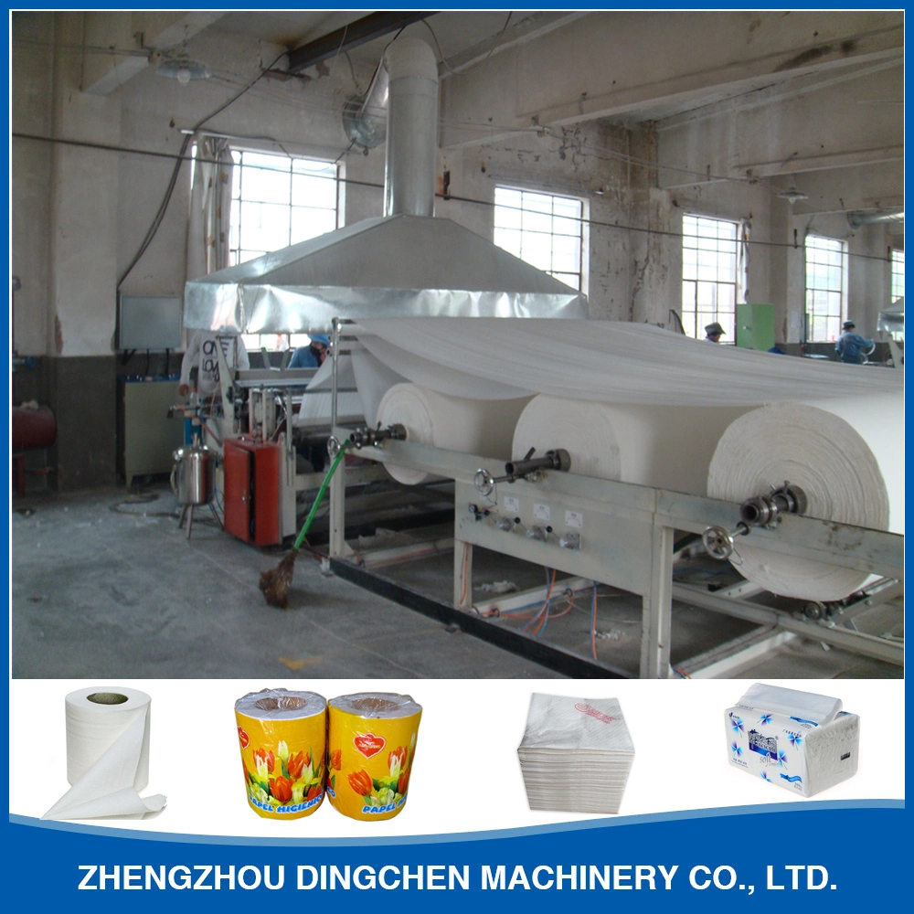 New Technology 2850mm Crescent Type Toilet Tissue Paper Machine