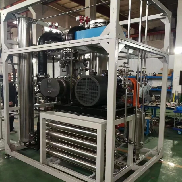 Blx Innovative Design Skid Mounted Modular Mvr Evaporator Industrial Rotary Evaporator