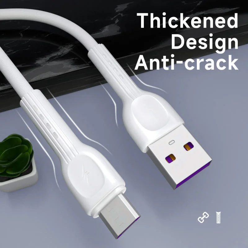 PVC Micro USB Ladekabel 1m USB auf Micro-Ladekabel Datenkabel