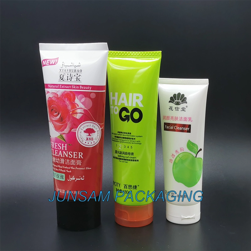 Soft Plastic Laminated Tubes Hotel Toiletry Silk Screen Printing Empty HDPE Packaging