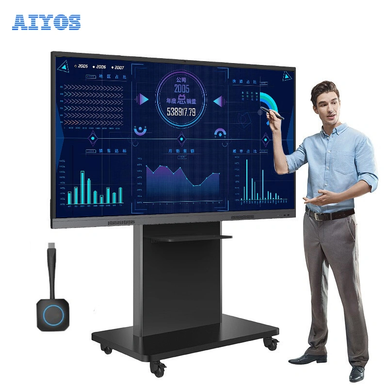 High quality/High cost performance 75 Inch Interactive Board with Mini PC TV Touch Screen Interactive Whiteboard for Office Meeting Interactive Whiteboard for Classroom