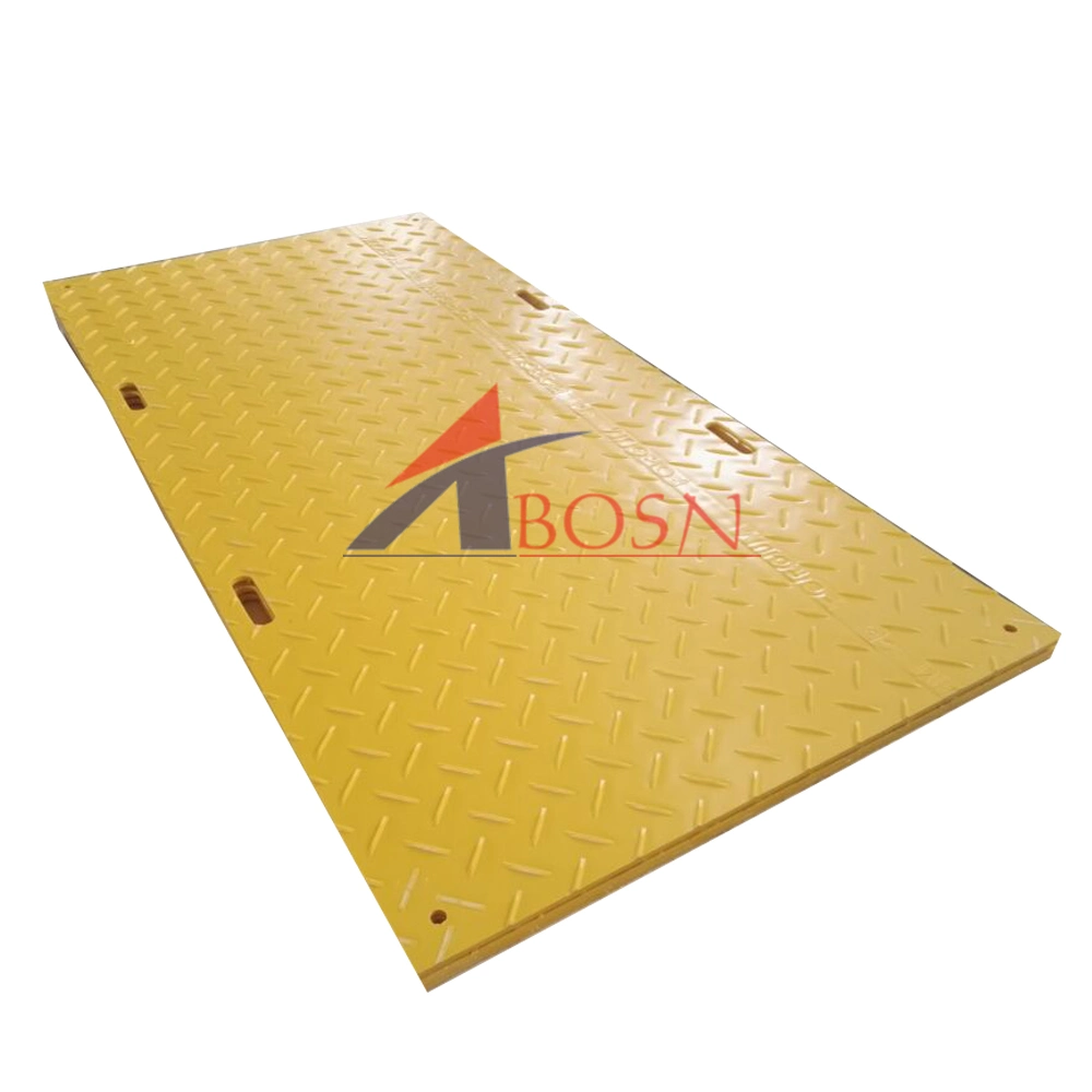 Factory Price Wear Resist 4X8 HDPE Polyethylene Portable Construction Ground Protection Mat