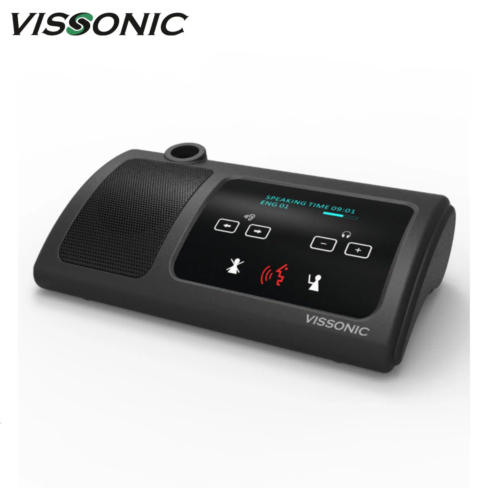 Microfones com fio Cat5 Vissonic Discussão Digital+Interpretação do Sistema de Conferência