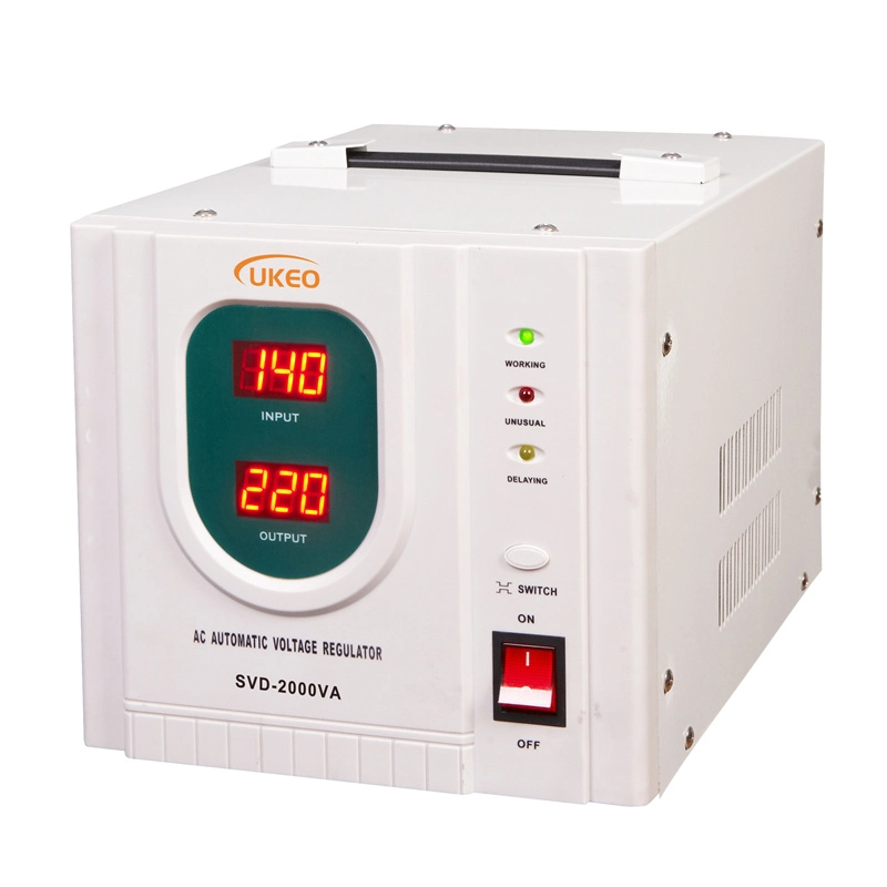 AC Current 2kVA Servo Motor AVR Automatic Voltage Regulator